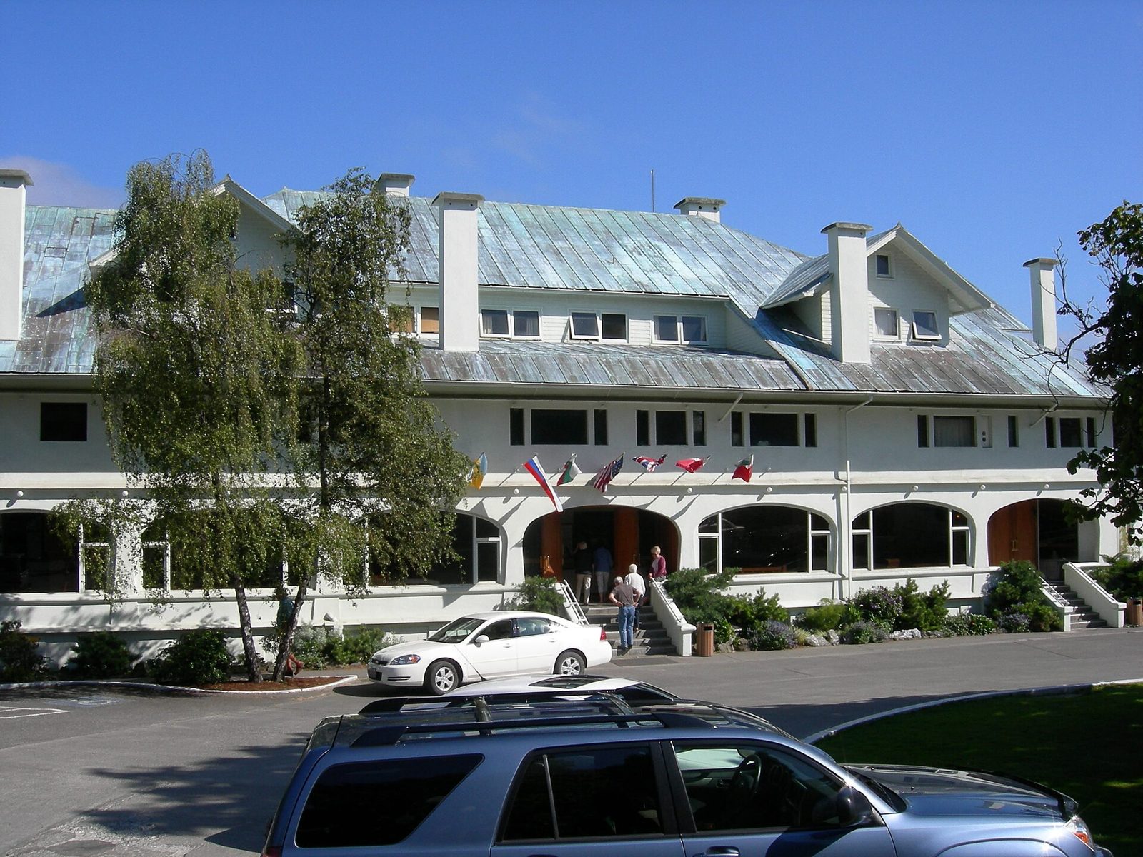 White Moran Mansion at Rosario on Orcas Island